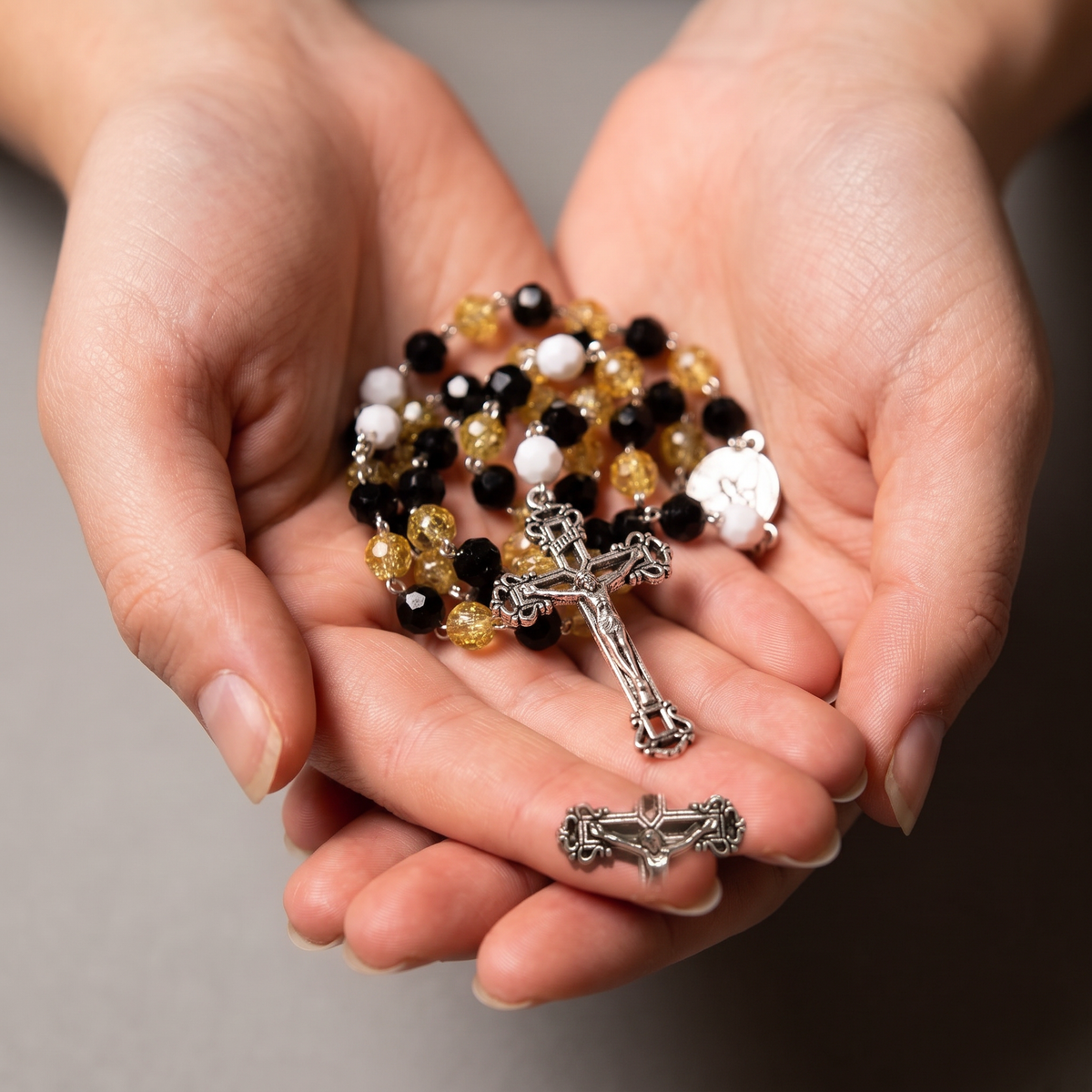 Handmade Faceted Traditional Catholic Rosary - CU Boulder