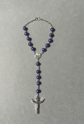 Handmade Pearl Style Catholic Rosary - Modern Design for Cars - Purple