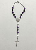 Handmade Faceted Catholic Rosary - Modern Design for Cars - Colorado Rockies
