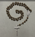 Handmade Traditional Catholic Rosary - Round Gold