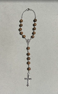 Handmade Wood Catholic Rosary - Modern Design for Cars - Wooden #1