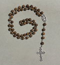 Handmade Wood Traditional Catholic Rosary - Wooden #1