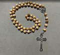 Handmade Wood Traditional Catholic Rosary - Wooden #3