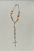 Handmade Wood Catholic Rosary - Modern Design for Cars - Wooden #4
